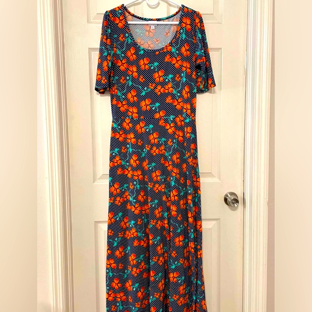 Lularoe Ana Womens Maxi Dress XL